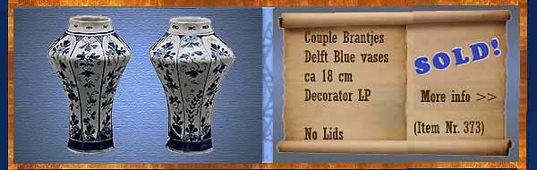 Nr.: 373, On offer decorative pottery of Brantjes